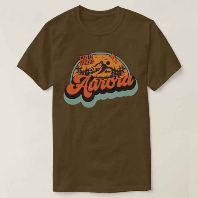 T-shirt Aurora, Colorado (Design devant)