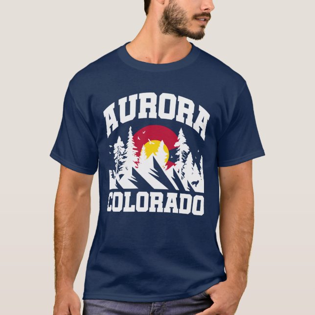 T-shirt Aurora, Colorado (Devant)