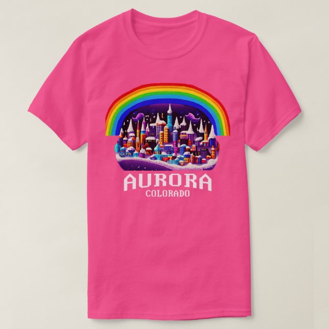 T-shirt Aurora Colorado (Design devant)