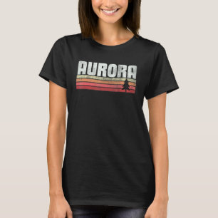T-shirt Aurora Colorado Style Rétro Vintage 70s 80s 90s