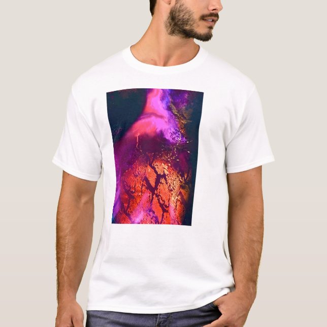 T-shirt Aurora-Inspired Luxury Art (Devant)