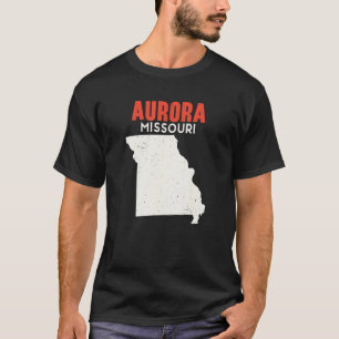 T-shirt Aurora Missouri USA État Amérique Voyage Missouria