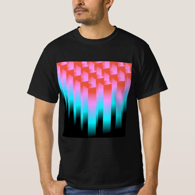 T-shirt aurores boréales  (Devant)