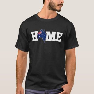 T-shirt AUS Home Sweet Home Home Australia  Nice