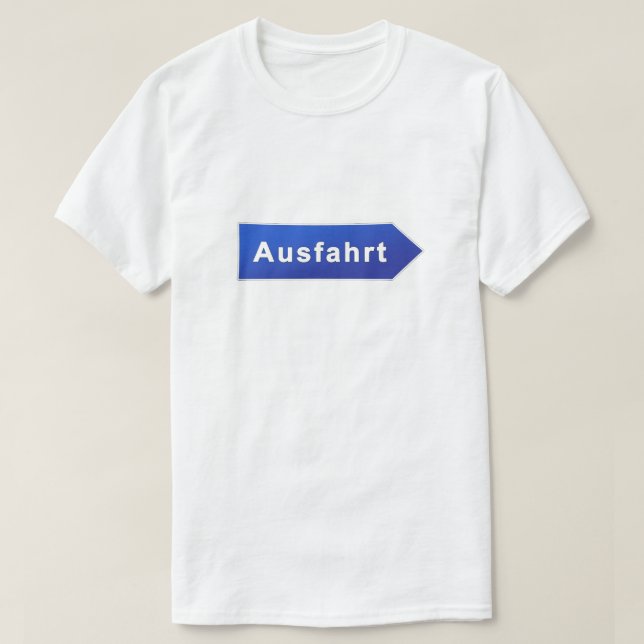 T-shirt Ausfahrt (Design devant)