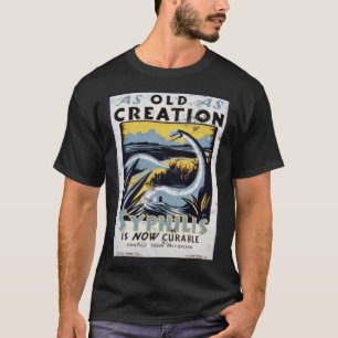 T-shirt Aussi Ancien Que Création Vintage Poster Syphilis