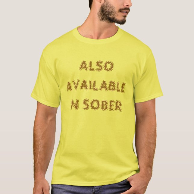 T-SHIRT AUSSI DISPONIBLE DANS SOBRE (Devant)