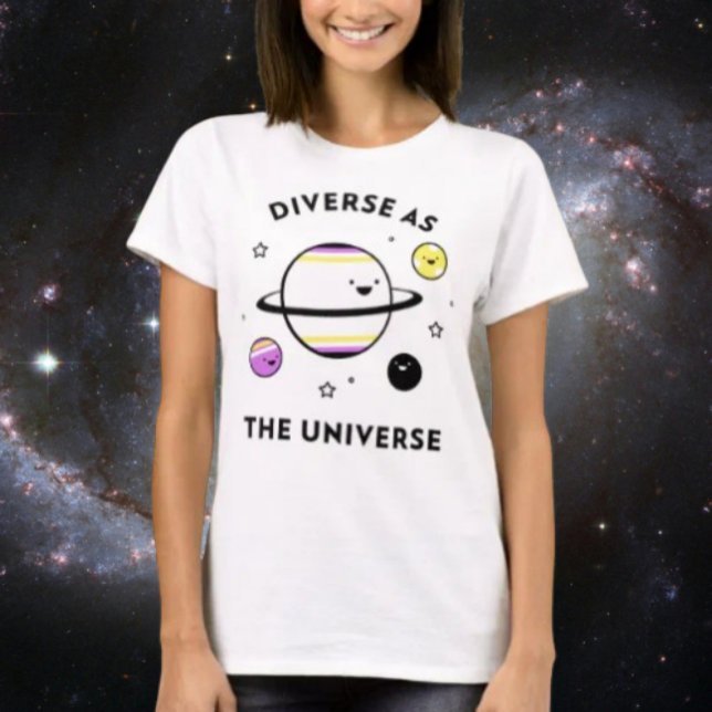 T-shirt Aussi Divers Que L'Univers (Créateur téléchargé)