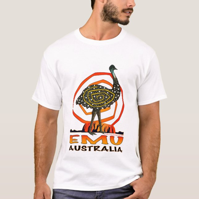 T-shirt Aussie Emu (Devant)