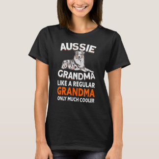 T-shirt Aussie Grand-mère Aussie Propriétaire Australian S