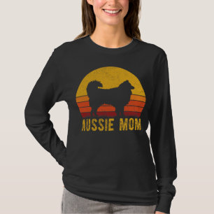 T-shirt Aussie Maman Australien Berger Chien Maman Vintage
