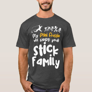 T-shirt Aussie Papa Toy Australian Shepherd Cadeaux Mini