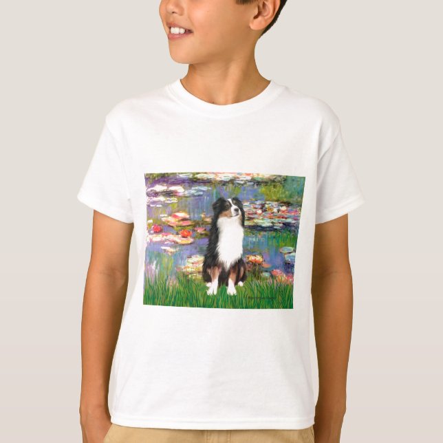 T-shirt Aussie Shep 2 - Jardin (Devant)