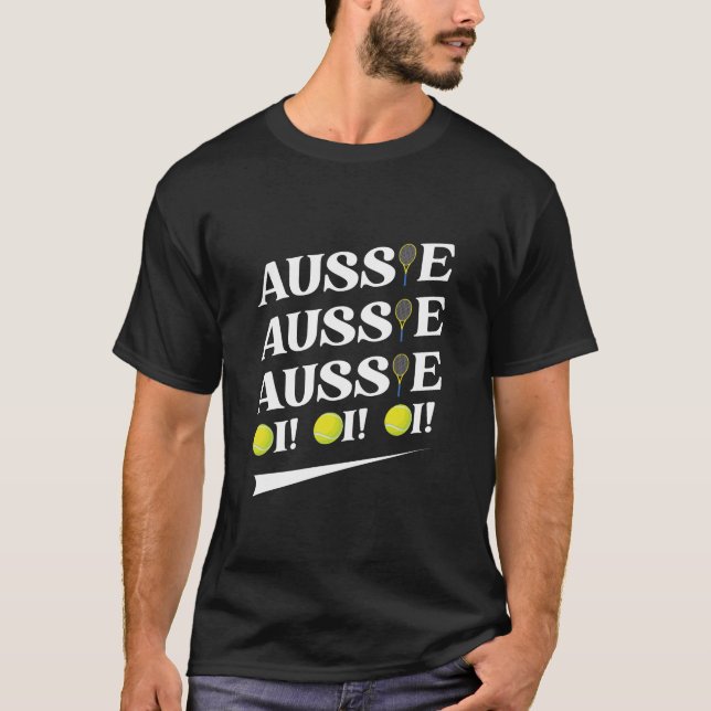 T-shirt Aussie Tennis Aussie (Devant)