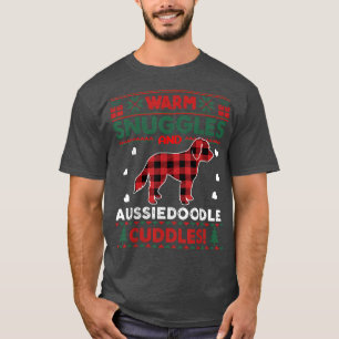 T-shirt Aussiedoodle Dog Lover Pajama Dog Ugly Christmas S