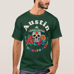 T-shirt Austin 2023 Crâne à sucre Texas