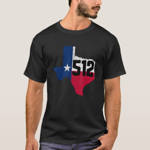 T-shirt Austin Area Code 512 Texas Téléphone Numéro Cadeau