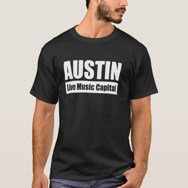 T-shirt AUSTIN - Capital Musique Live (Devant)