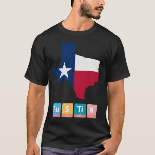 T-shirt Austin Elements : Hommage à l'État étoile solitair