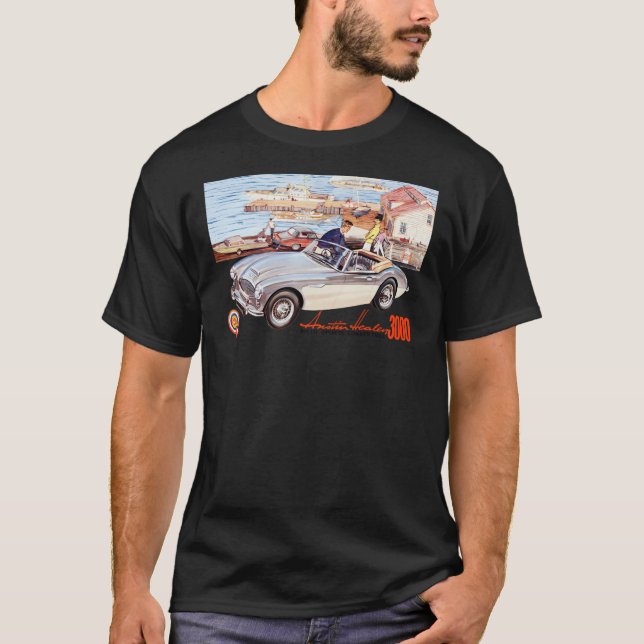 T-shirt AUSTIN HEALEY 3000 MK III SPORTS Classe CONVERTIBL (Devant)