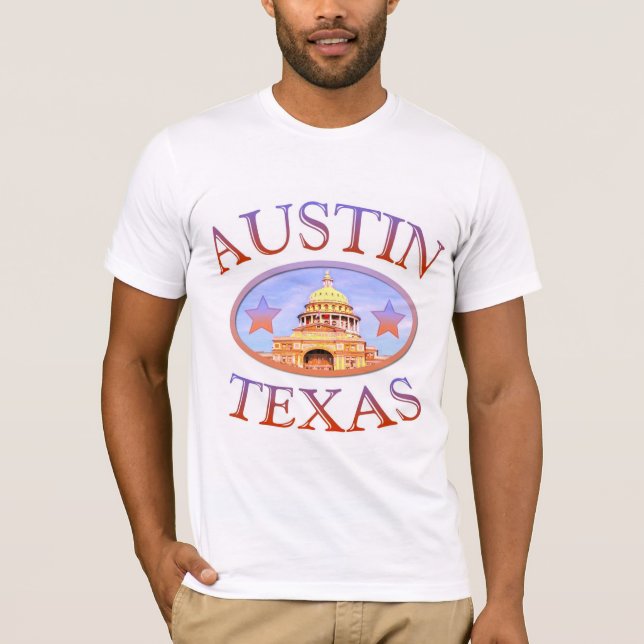 T-shirt Austin le Texas (Devant)