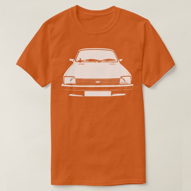T-shirt Austin Metro 1980 classique monobloc blanc (Design devant)