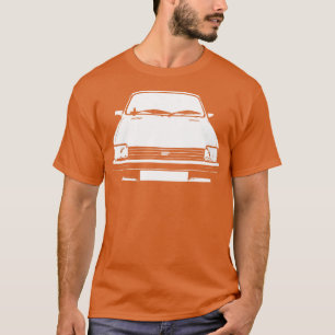 T-shirt Austin Metro 1980 classique monobloc blanc