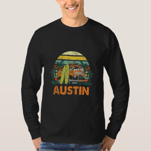 T-shirt Austin Retro Camper Texas Family Camping Tx