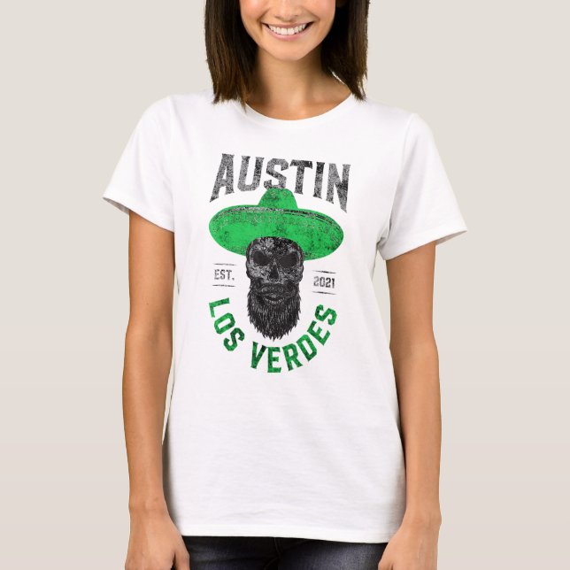 T-shirt Austin Soccer Austin Verdes Gear Austin Soccer Fc  (Devant)