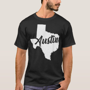 T-shirt Austin Texas Cadeau Native Vintage Retro State