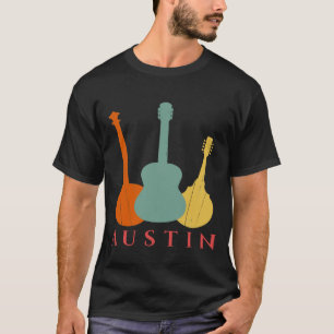 T-shirt Austin Texas Distress Music