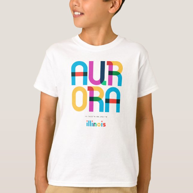 T-shirt Austin Texas Mid Century, Pop Art, (Devant)