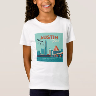 T-Shirt Austin, Texas Pont de l'Avenue du Congrès