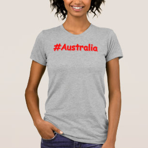 T-shirt "#Australia" Joli Design. Commandez dès maintenant