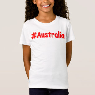 T-Shirt "#Australia" Joli Design. Commandez dès maintenant