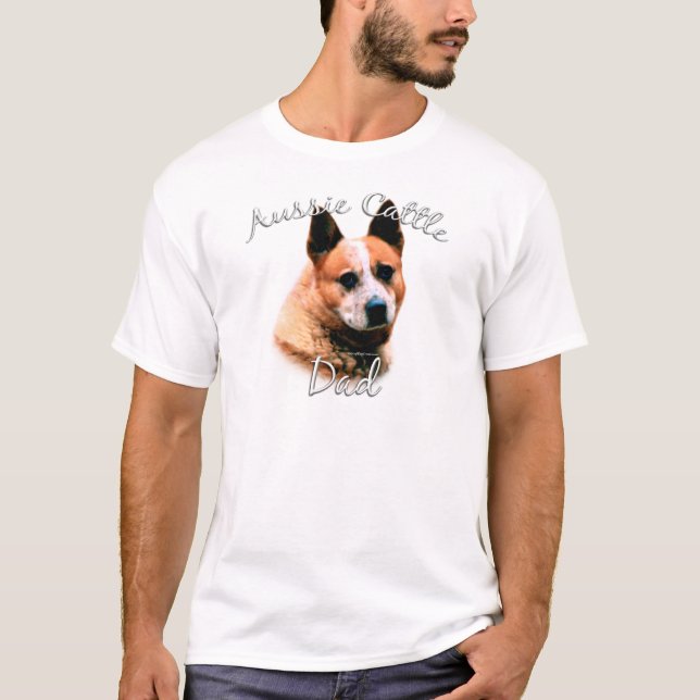T-shirt Australian Cattle Chien Papa 2 (Devant)