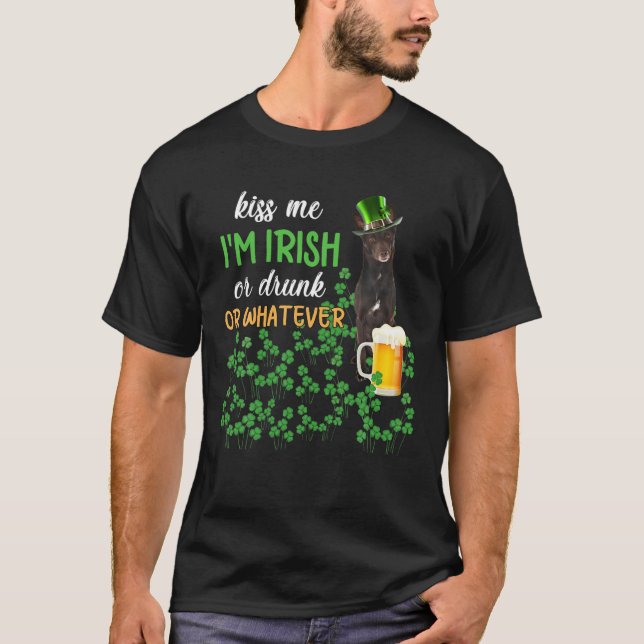 T-shirt Australian Kelpie Kiss Me (Devant)