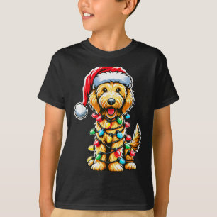 T-shirt Australian Labradoodle Sapin de Noël Xmas Père Noë
