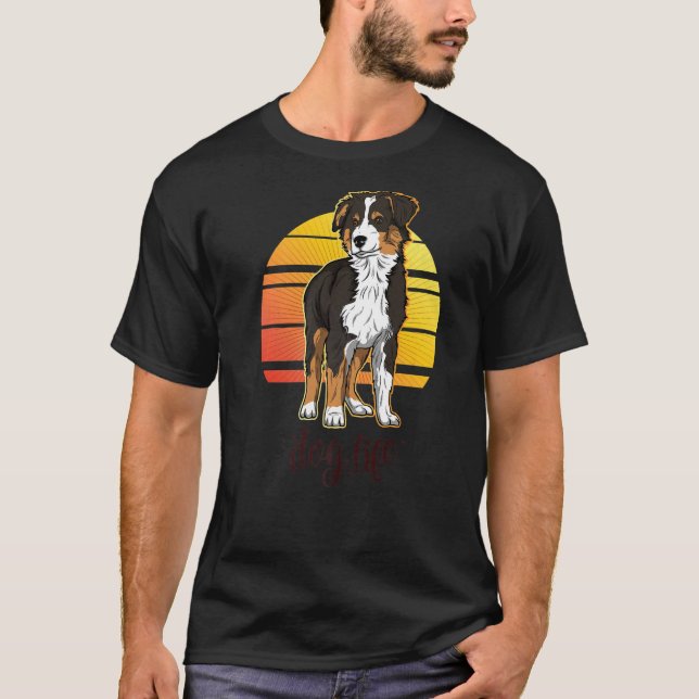 T-shirt Australian Shepherd Aussi Dog Breed 35 (Devant)