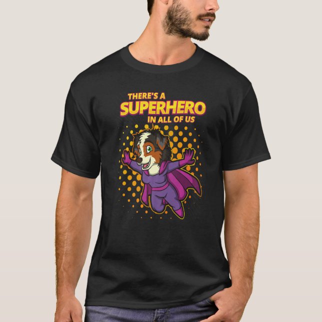 T-shirt Australian Shepherd Aussi Dog Breed 8 (Devant)