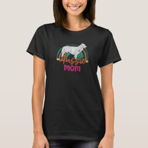T-shirt Australian Shepherd Mom Aussie Shepherd chien