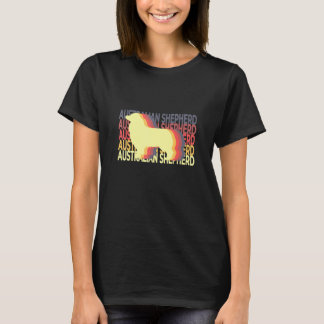 T-shirt Australian Shepherd Répétition Vintage