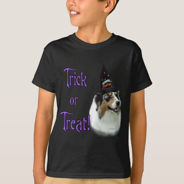 T-shirt Australian Shepherd Trick (Devant)