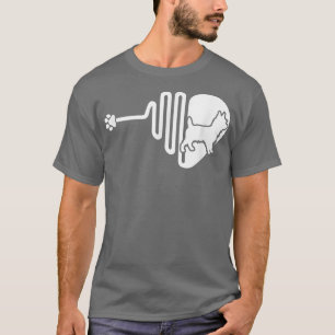 T-shirt Australian Terrier Dog Paw Heartbeat Animaux de co
