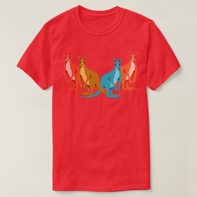 T-shirt Australie Animal Kangaroo (Design devant)