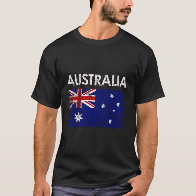 T-shirt Australie Australian Flag Pride (Devant)