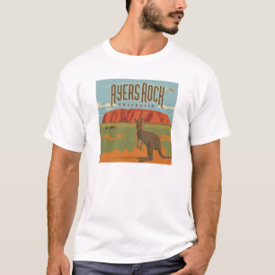 T-shirt Australie   Ayers Rock Kangaroos