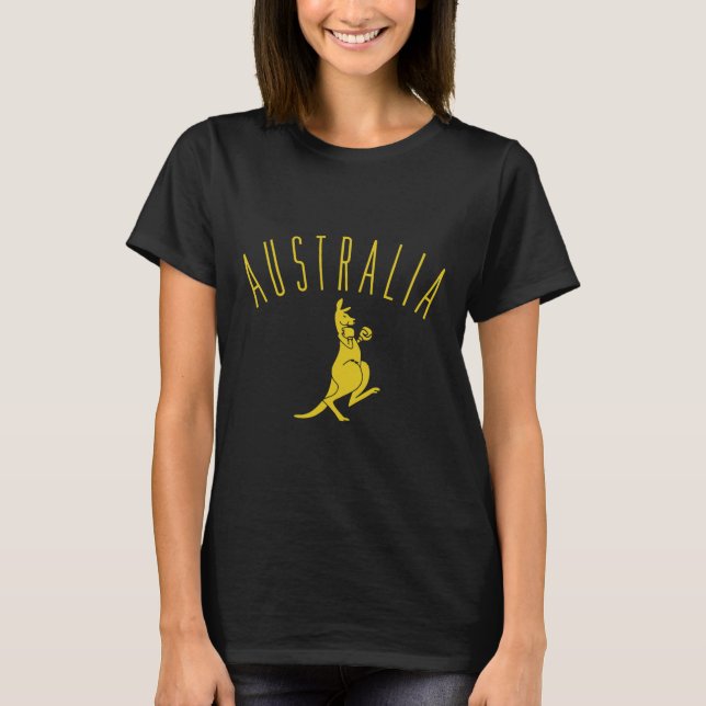 T-shirt Australie Boxe Kangourou  (Devant)