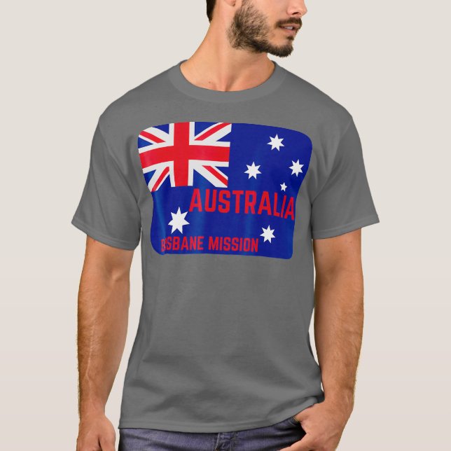 T-shirt Australie Brisbane LDS Mormon Mission (Devant)