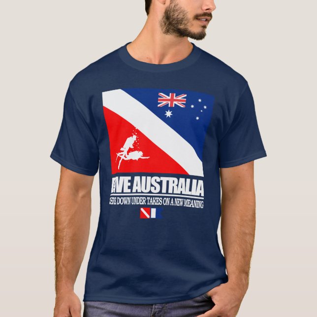 T-Shirt Australie de plongée (sq) (Devant)